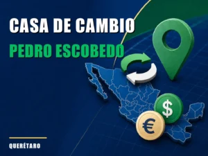 Casa de cambio cerca de Pedro Escobedo